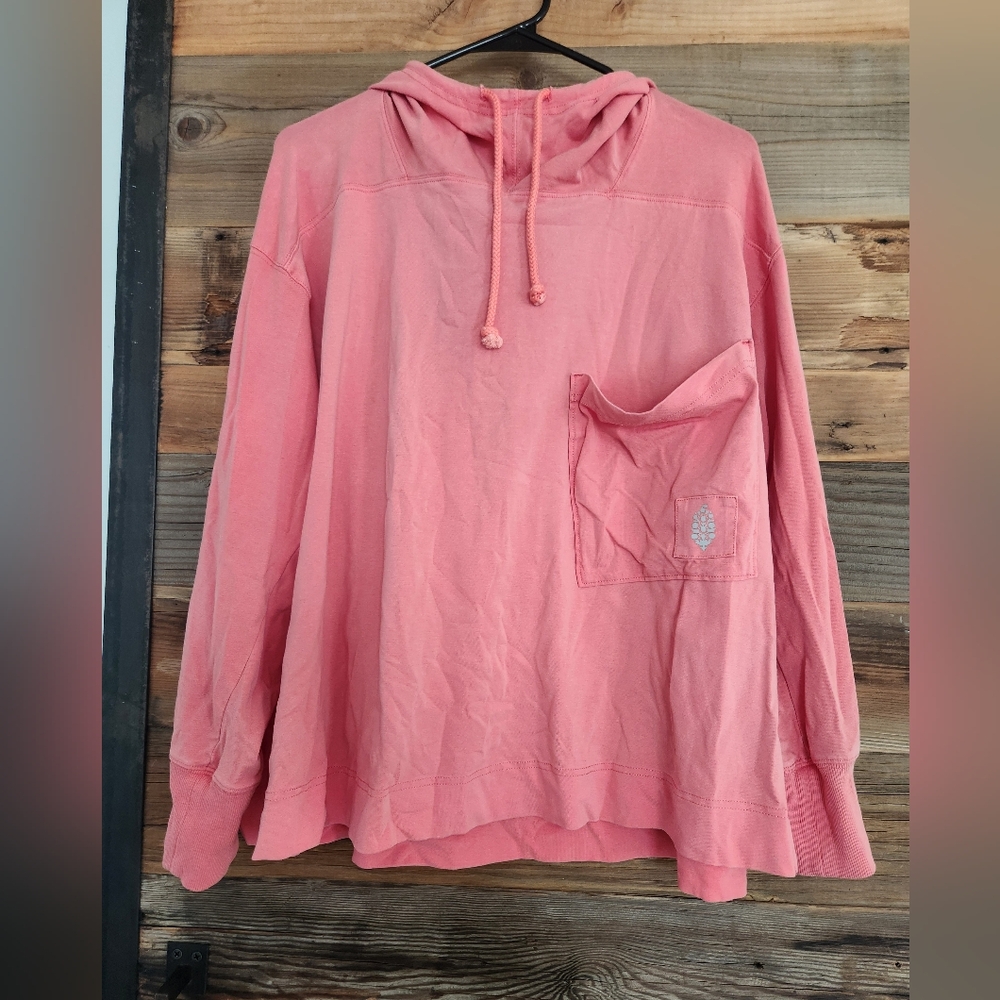 EUC Free People Movement Hot Shot Layered Hoodie Size Small Flaw See Below - Picture 3 of 5